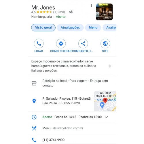 Cliente - Mr. Jones  - São Paulo - SP 